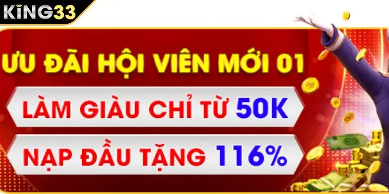 Khuyến mãi KING33 cho hội viên mới