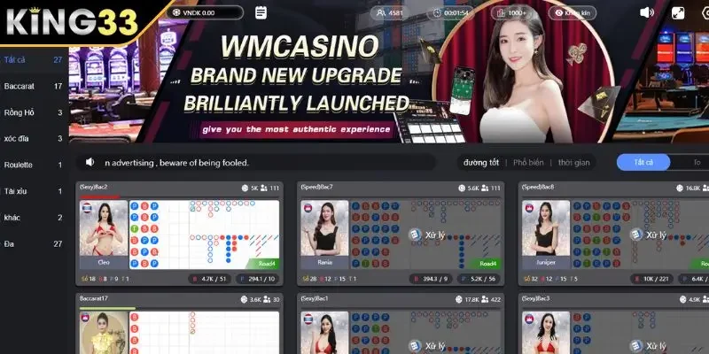 Nhà phát hành WM tại Casino KING33 Nhà phát hành WM tại Casino KING33