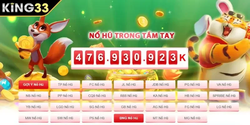 Giới thiệu sảnh Nổ Hũ KING33