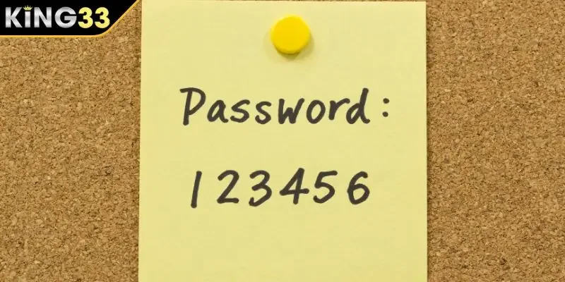 Tránh dùng mật khẩu dễ đoán