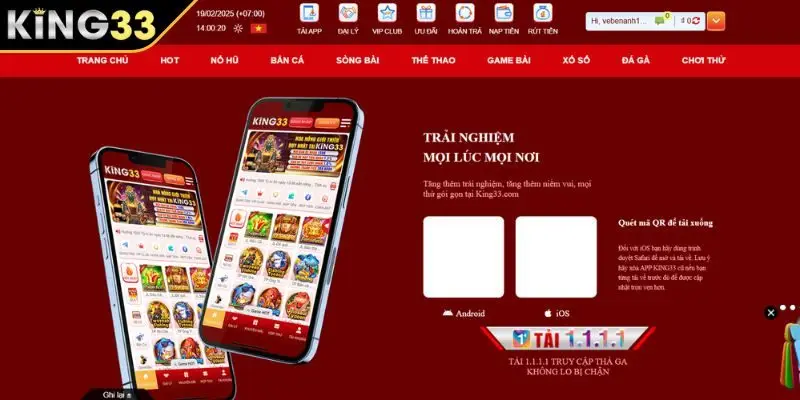 Tải KING33 về hệ điều hành Android